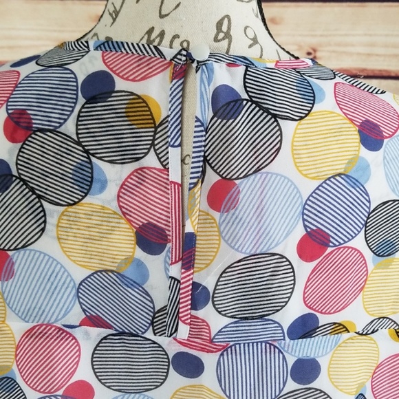 NWT Anne Klein polka dot layered Asymmetrical hem - Picture 6 of 8